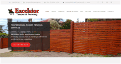 Desktop Screenshot of excelsiorfencing.com
